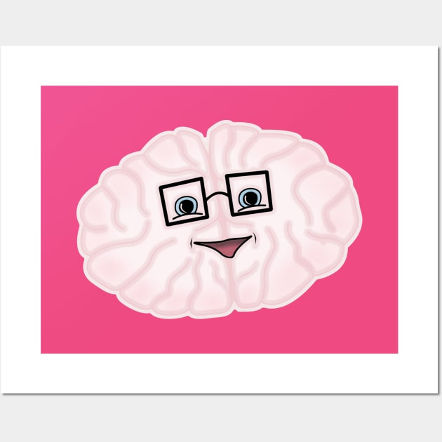 Happy Brain Wall Art by Snowbird Designs